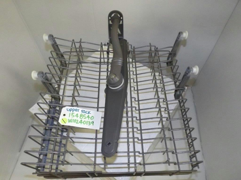 KENMORE DISHWASHER 1548540 W10240139 UPPER RACK USED KENMORE DISHWASHER 1548540 W10240139 UPPER RACK USED